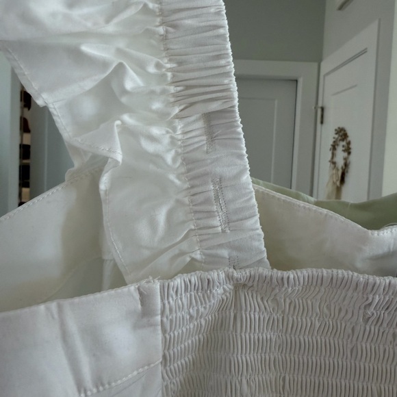 Torrid White Ruffled Blouse - Picture 5 of 6